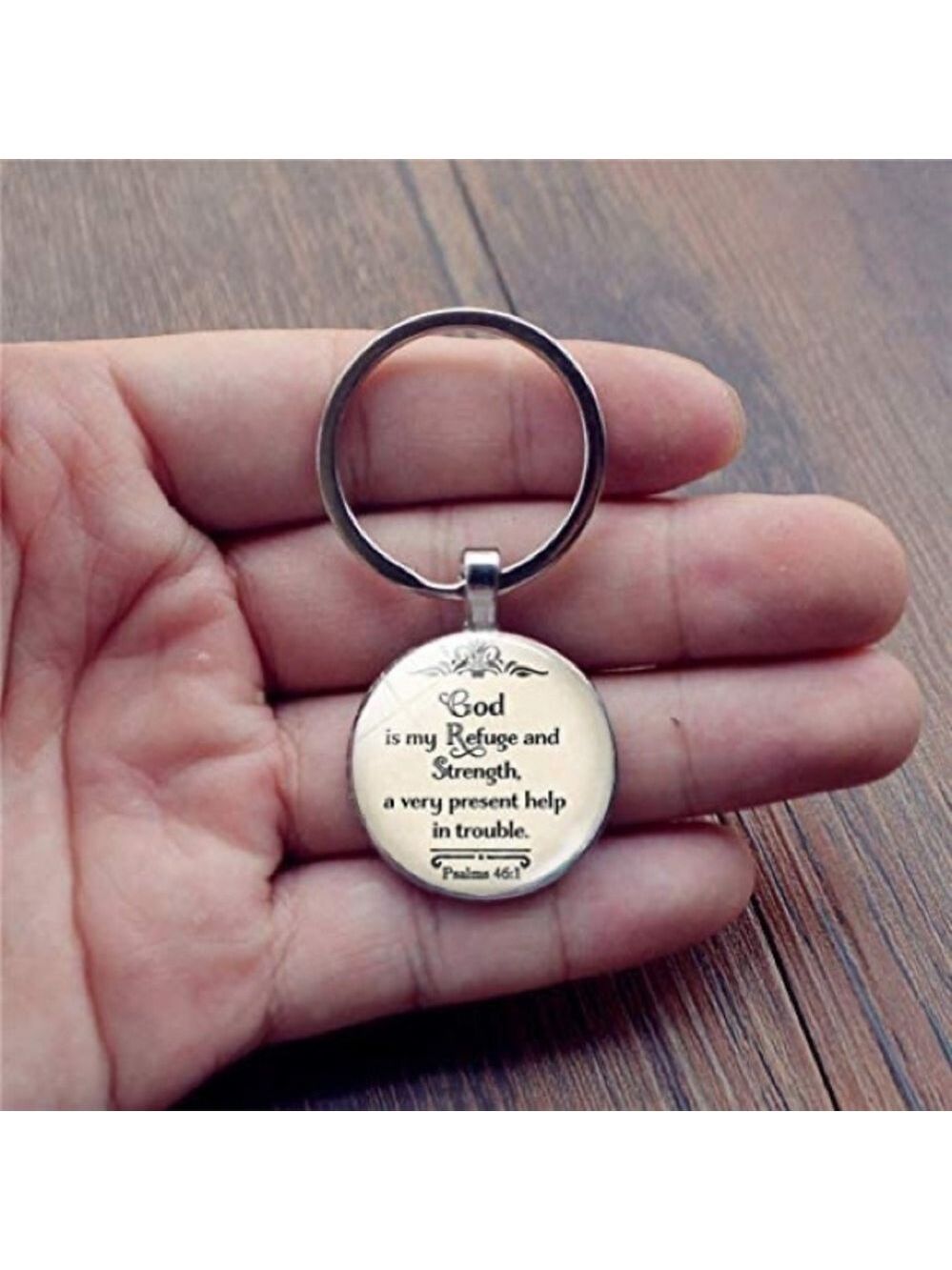Spiritual Keychain Silver - Picture 2 of 4